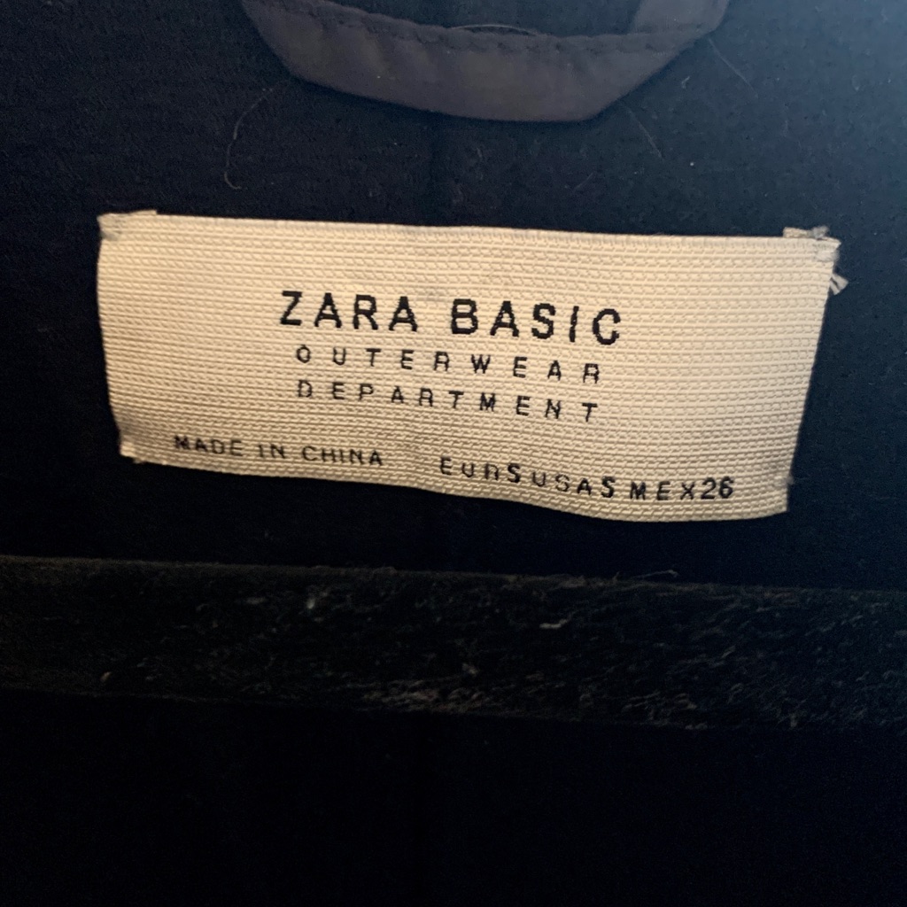 Zara Basic Felt / Flannel Jacket